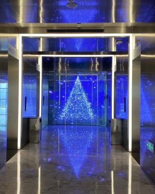 China 2022 Custom Advertising Indoor Transparent Glasses Led Display 5.5mm 10mm for sale