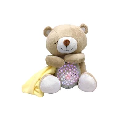 China Hot Selling Amazon Teddy Bear Baby Sleeping Soother Plush Toy Wholesale Stuffed Animals For Promotional Gifts for sale