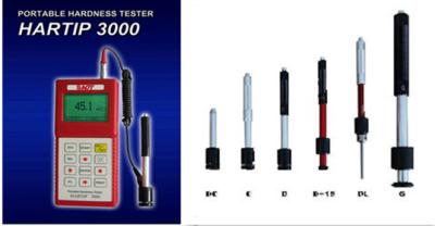 China Hartip padrão portátil do verificador ASTM A956 da dureza do metal da escala de 3000 HRC/HRB à venda