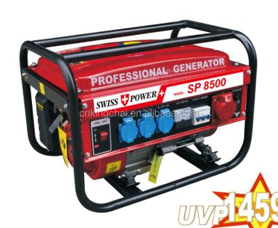 China Professional Swiss 3phase Holland Market KC2500-3 KC2500-3 Kraft Generator Gasoline Generator SK8500W for sale