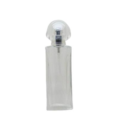 China 2020 Famous Hot Sale Glass Crimp Bottle Cap 2020 Famous Personal Care A3631-55ml Square Perfume Bottle for sale