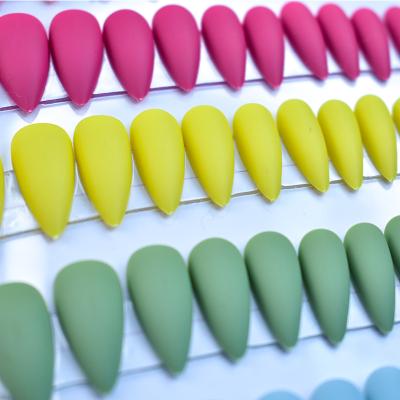 China Free Sample Eco - Friendly Material Non - Toxic Custom Fake Press On Nails for sale