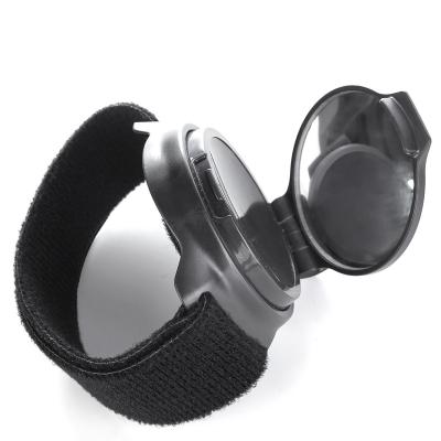 China Road Bicycle Riding Mirror Mountain Bike Accessories Rotating Motorcycle 360 Degree Rotating Adjustable Wrist Band Mirror for sale
