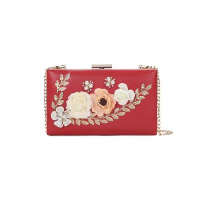 China Small and Exquisite Flower Fashionable Hot Sale Sweetness Handbag Ladies Handbag Ladies Handbag for Dinner Bag for sale