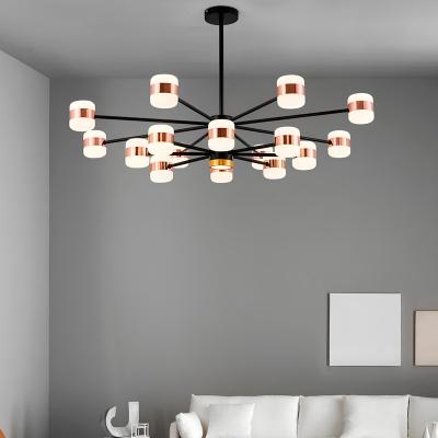 China Modern Dawn Black Gold high quality light energy saving chandelier modern ceiling lights for sale