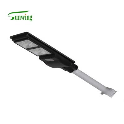 China Garden all in one solar street light led light 30w silkn movement solar panel light solar focos energy saving led street light for sale