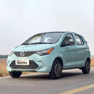China High Speed RHD LHD Electric Solar Car Solar 1 Assembly Plant 4 Seats 5 Doors for sale