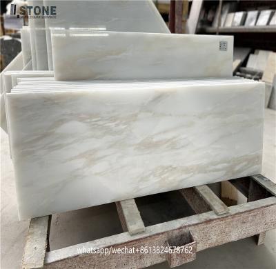 China Modern White marble staircase for hotel lobby floor and wall customized size chinese white marble steps and marble riser for sale