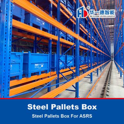 China Steel Pallets Box For ASRS Metal Pallets Iron Pallet Container for sale