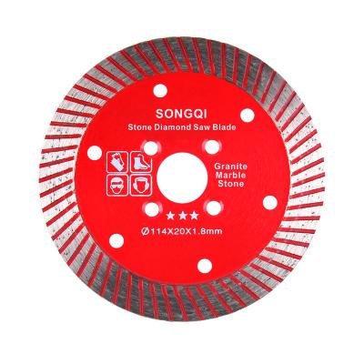 China Suitable for kinds of porcelain hard ceramics quartz Segmented Diamond Saw Blade 4 1/2 Inch Granite SONGQI Super Thin Diamond Saw Blade for Cutting Marble and Granite for sale