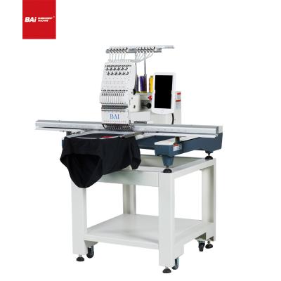 China BAI Large Size High Speed Microcomputer Flat Cap T-shirt Control Flat Embroidery Machine for sale