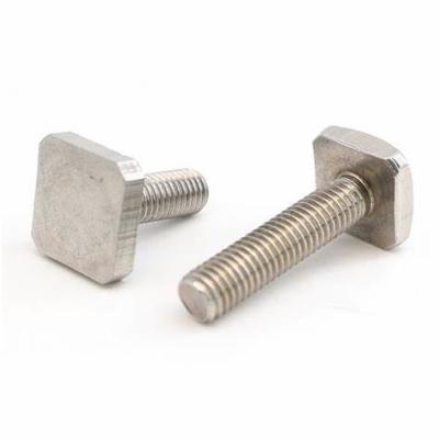 China M10 M12 SUPER DUPLEX SS 2205 2507 904L Passivation Polished Square Head Metal Bolt for sale