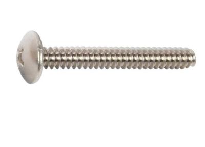 China M2 M2.5 Stainless Steel SUS 304 SUS 316 Slotted Drive Truss Head Machine Screw for sale