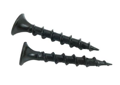 China Class 4.8 8.8 Cross Recessed Flat Black Drywall Screw Carbon Steel for sale