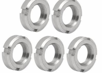 China M1.6 M2 M4 M5 18-8 Stainless Steel Slotted and Castle Nut SS304 Plain Polished Round for sale