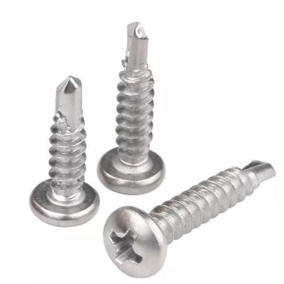 Κίνα 4.2mm 30mm Ατσάλι ASTM 193 Στρογγυλή κεφαλή τρυπήματος βίδα Dacromet HDG GEOMET DIN7504 προς πώληση