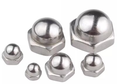 China Super duplex Stainless Steel Hexagon Dome Cap Nut A325 A286 2205 2507 904L 2507 DIN 1587 for sale