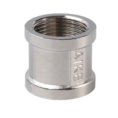 China 541 Female Thread Straight Brass Pipe Joints Plumbing Water Oil Pipe Fittings Air Gas Equal for sale