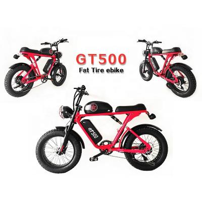 China Classic Tire Brushless High Speed Fat Bike Electric Assisted Guided Bicycle Hidden Battery Assist Long Distance 1780*680*1050 for sale