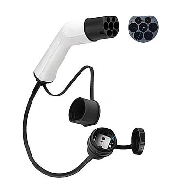 China PE European standard 16A New Energy Vehicle Charging Cable Type 2 To Schuko Socket EV Charging Adapter Cable for sale