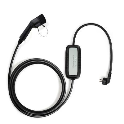 China AC European Standard Type 2 Smart Portable EV Charger 16A 80-265V 3.5kW EV Charging Gun With LED Indicator YL- OB132 for sale