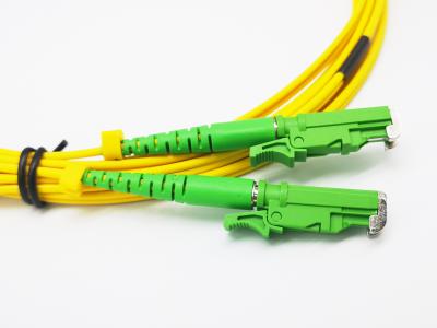 China E2000 APC to SC UPC Fiber Optic Patch Cord Singlemode Simplex 1.8mm LSZH Riser Cable for sale