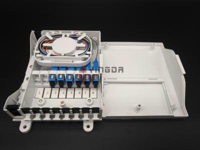 China 8 de Beëindigingsdoos van de havenvezel Optische/van de de Splitsersdoos van FTTH Minimuur die op Vloerkabinet opzetten Te koop