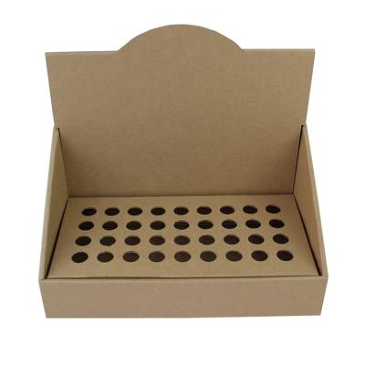 China Recycled Custom Paper Materials Cardboard Perfume Sample And Essential Oils Display Boxes for sale