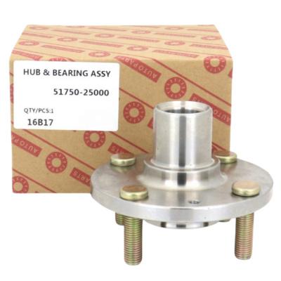 China Auto Transmission Parts 51750-25000 51750-25001 Durable Construction Front | Steel Wheel Bearing and Hub Assembly for Hyundai Accent 2000-2010 for sale