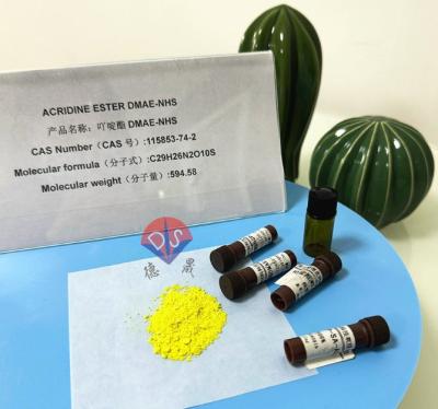China Chemiluminescent Reagent ME-DMAE-NHS Yellow Powder or solid High purity for sale