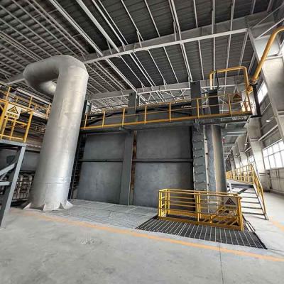 China Customized Glass Industry Cross Fired Furnace Melting Furnace for sale
