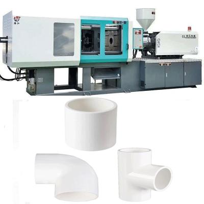 China 6.5KW Heating Power PVC Pipe Fitting Injection Molding Machine 200-300T Clamping Force 130mm Ejector Stroke for sale