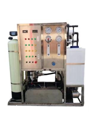 China 25 Tons Skid Mounted Portable Outdoor Marine Water Generator Industrial Desalination Equipment for sale