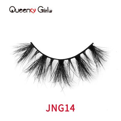 Cina Mink Eyelashes di lusso riciclabile, 15mm fatto a mano Mink Lashes in vendita