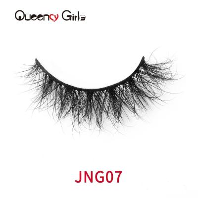 Cina 18mm Mink Lashes esile naturale, ragruppano il tipo 3d Mink Lashes di lusso in vendita