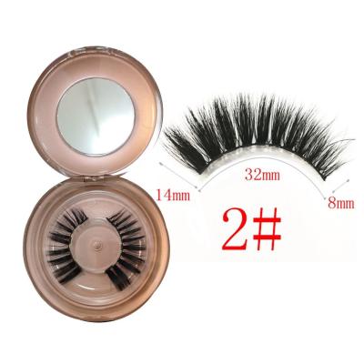China ofício estereofônico de Mink Magnetic False Lashes With do falso preto de 18mm à venda