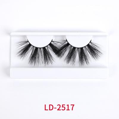 중국 3D 자연적 층이 진 영향과 재사용할 수 있는 25 밀리미터 인조 밍크 모피 비난 판매용