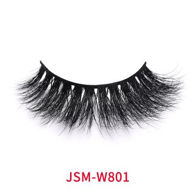 Китай Wispy пушистые ложные ресницы, чернота плеток меха Faux 16mm естественная продается