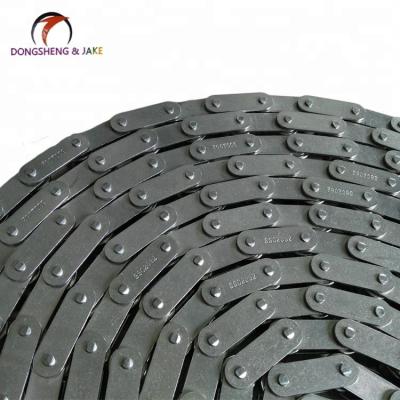 China Converyor Technics Double Pitch Plate Right Side Conveyor Chain With C220A / C2100 Attachments for sale