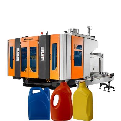 China Automatic plastic bottle jerrycan production maple stretch molding fan 2L PE bottle 2L blow molding machine for sale