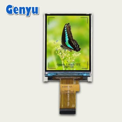 中国 2インチ 240x320 TFT LCD IPS ディスプレイ ST7789 22ピン FPC MCU インターフェース 販売のため
