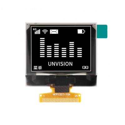 China 1.32 Inch OLED Display White 128x96 Resolution 25pin Soldering FPC Several Interface for sale