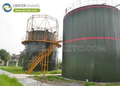 China Centro Esmalte Fornece Tanques Anaeróbicos Digestores Para Projeto de Biogás da Nigéria à venda
