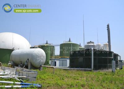 China Centro Esmalte Fornece Tanques Anaeróbicos Digestores Para Projeto de Biogás do Ruanda à venda