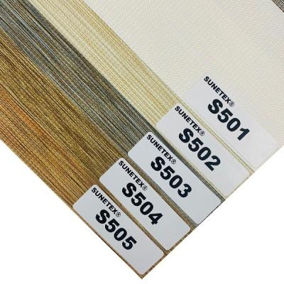 China Fashion Style Blackout 100% Polyester 3m Width Zebra Fabric For Day And Night Blinds Window Treatment for sale