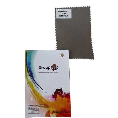 China 280cm Polyester Semi Blackout Fabric Double Face Dip Coating for sale