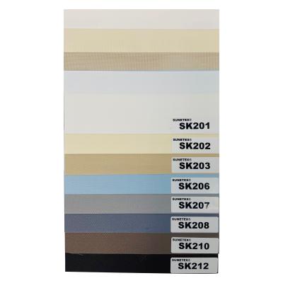 China Office Kitchen 100% Polyester Zebra Shades Combi Blinds Fabric 50mmx75mm for sale