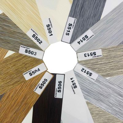 China 3M Width Roller Shutter Blackout Day and Night Blind Zebra Blinds Fabric for sale