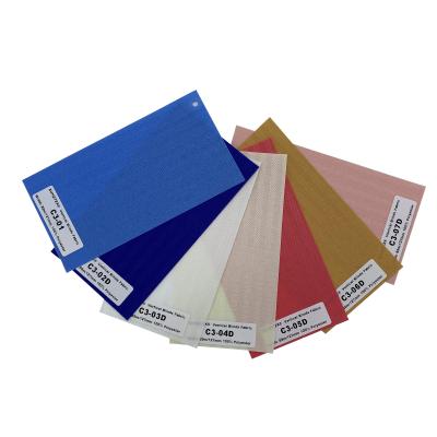 China Thermal Insulated Vertical Curtain Blinds Fabric Blue With High Quality for sale