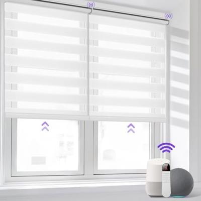 China Wholesale 3m Width Thermal Complete Electric Blackout Zebra Shades Blinds And Shades For Windows for sale